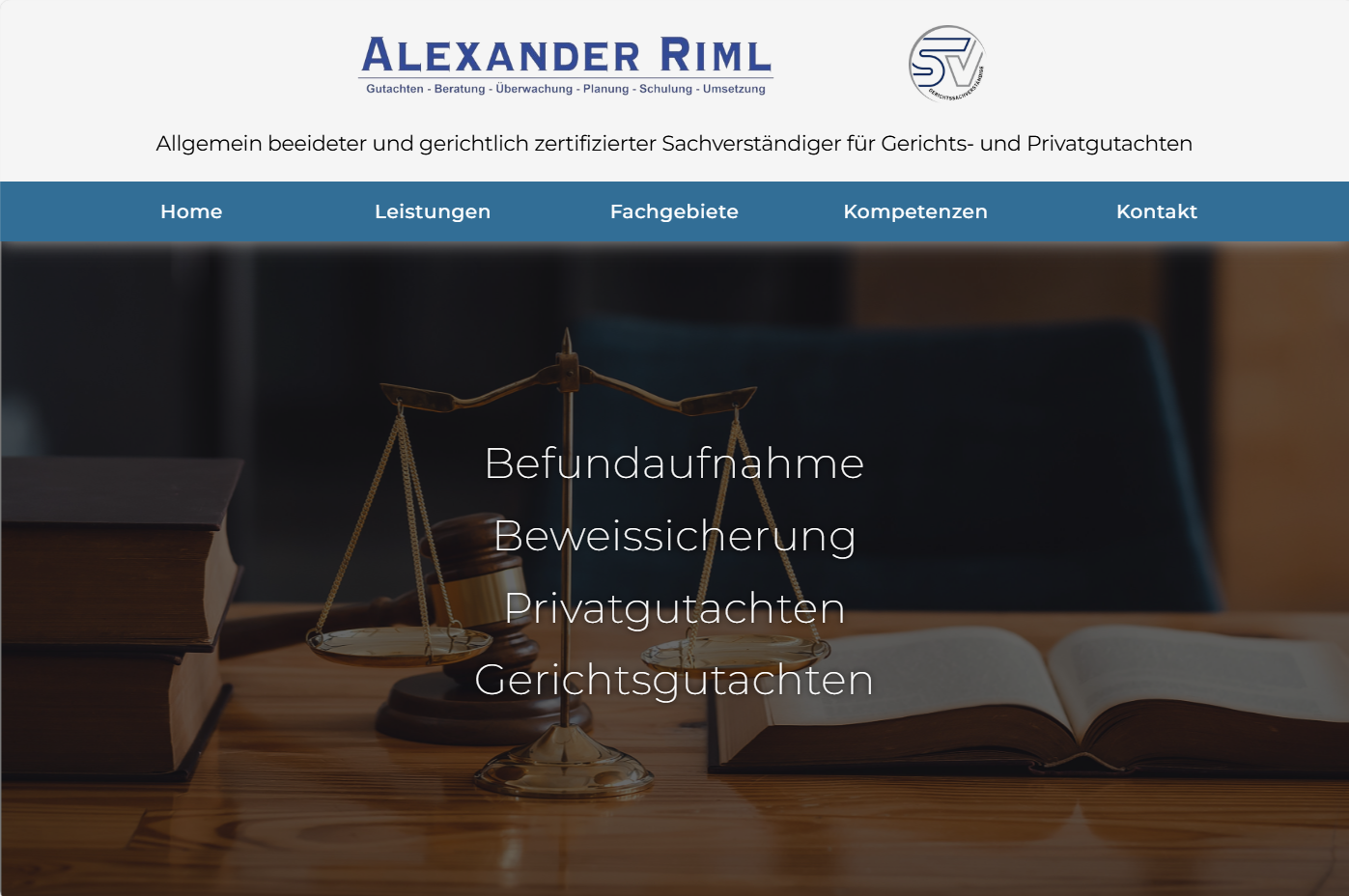 Referenz Sachverständiger Alexander Riml